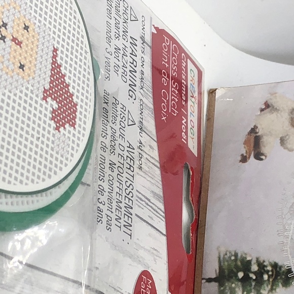 Bundle of 7 CHRISTMAS Cross-Stitch Holiday Poinsettia Dolphin & Santa Kits - Picture 5 of 17